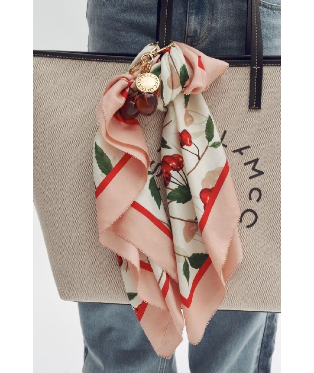 STELLA MCCARTNEY Мульти шелковый платок, фото 3