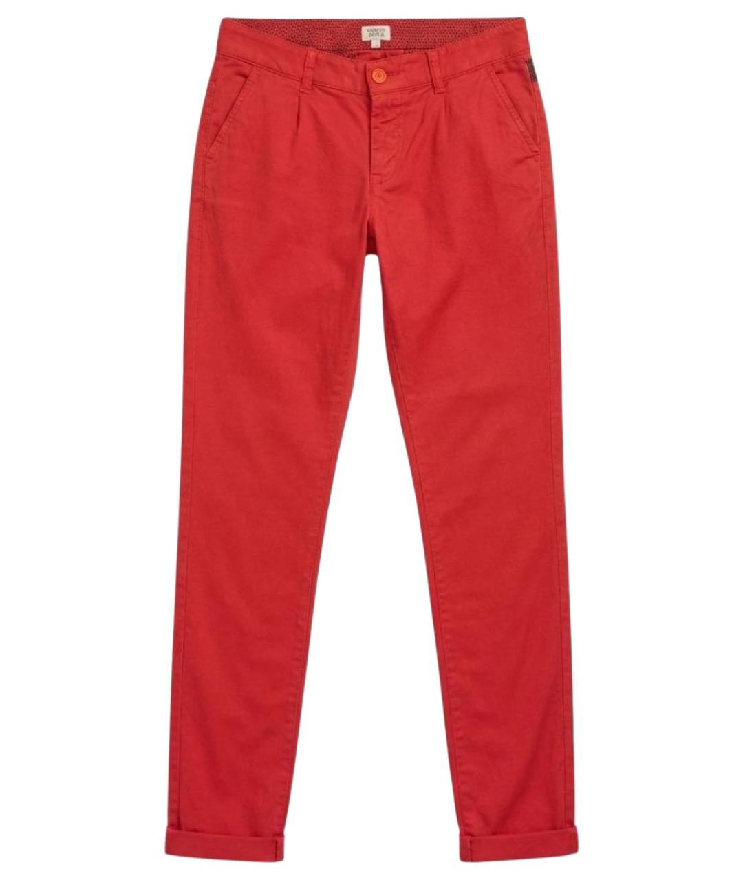 ARMANI JUNIOR Красные хлопковые брюки и шорты, фото 1
