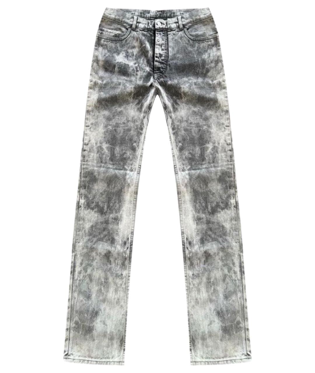 MAISON MARGIELA Серые хлопковые джинсы скинни, фото 1