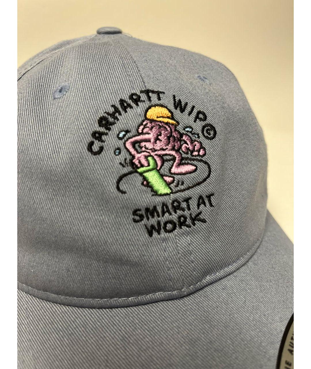 CARHARTT WIP Голубая хлопковая кепка/бейсболка, фото 4