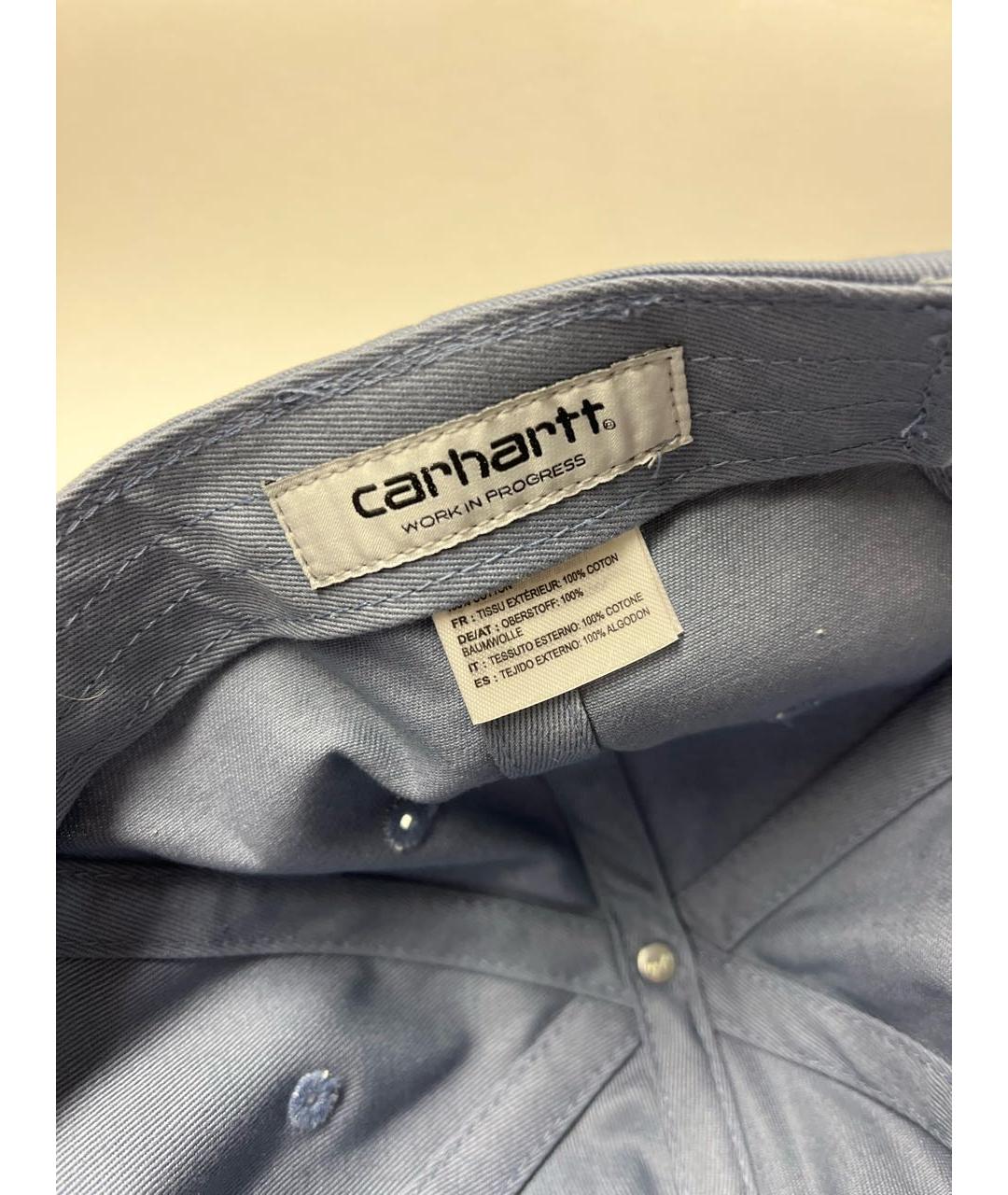 CARHARTT WIP Голубая хлопковая кепка/бейсболка, фото 6