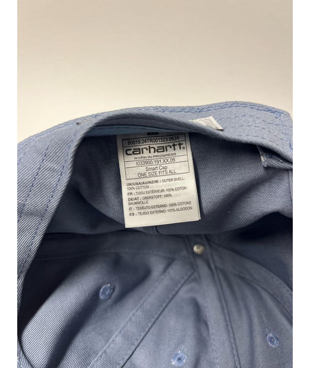 CARHARTT WIP Голубая хлопковая кепка/бейсболка, фото 7