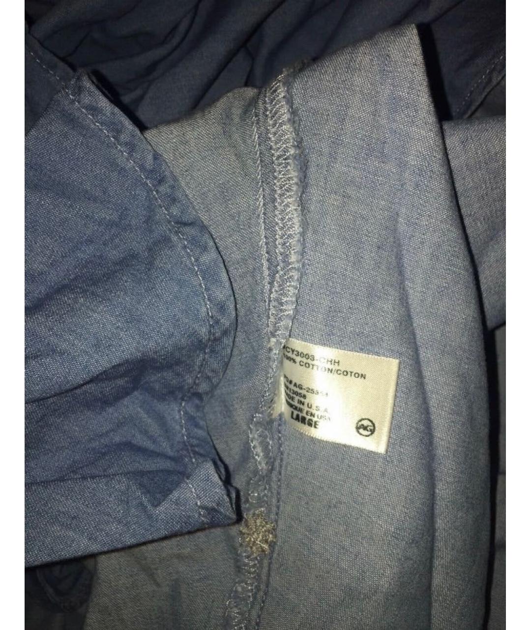 AG JEANS Синее хлопковое платье, фото 4