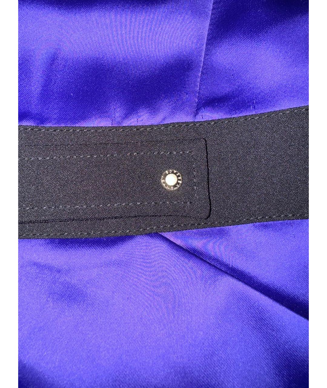 VERSACE JEANS COUTURE Фиолетовое шелковое повседневное платье, фото 6