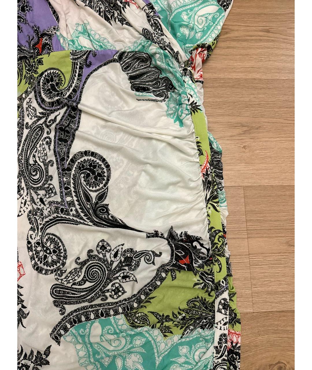 ETRO Мульти шелковое повседневное платье, фото 5