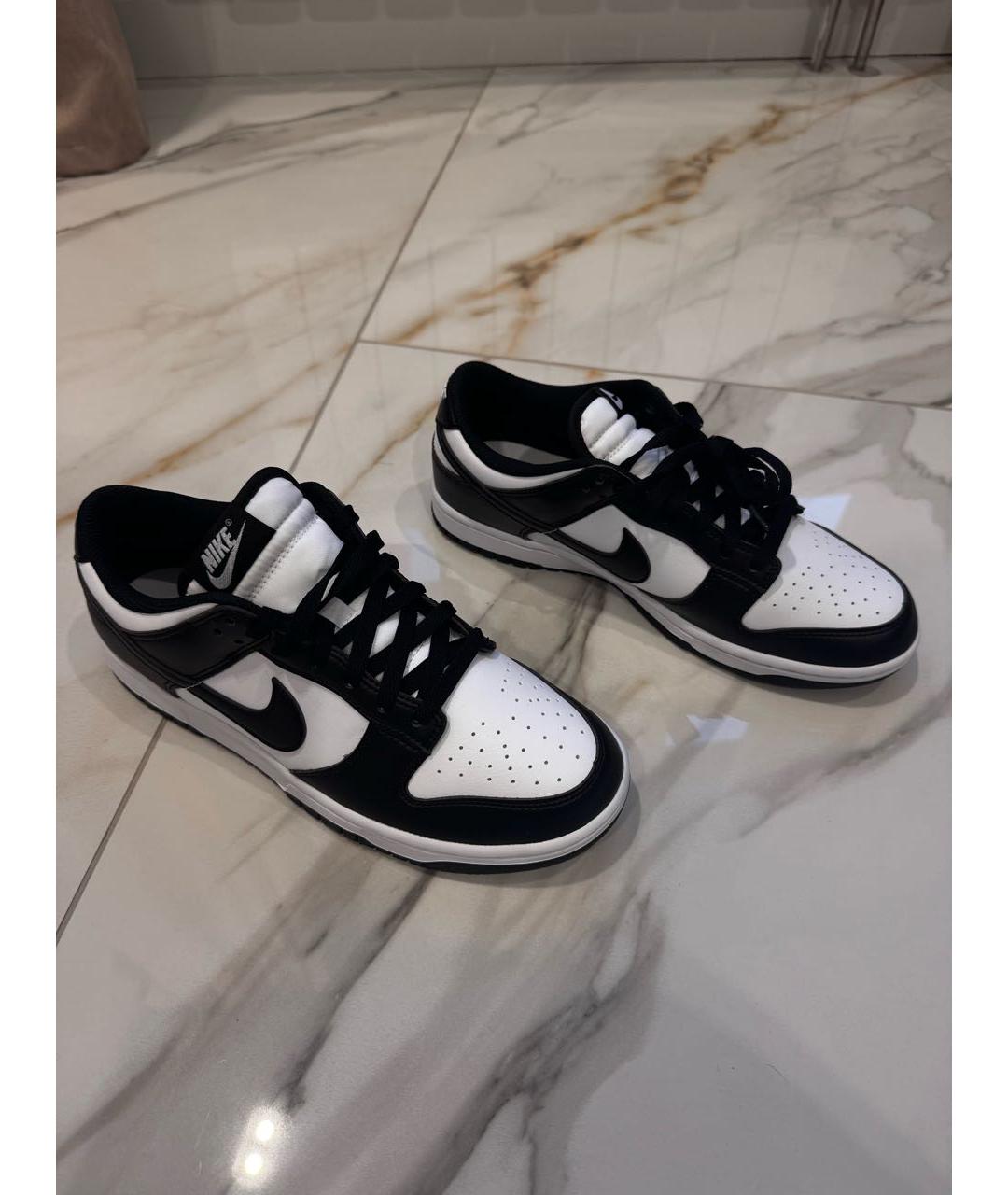 NIKE Черные кожаные кеды, фото 9