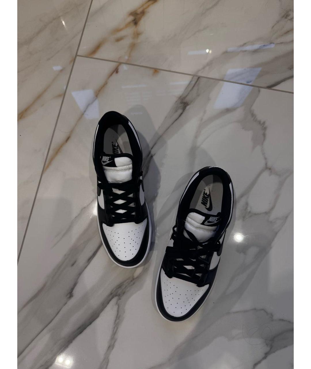 NIKE Черные кожаные кеды, фото 2