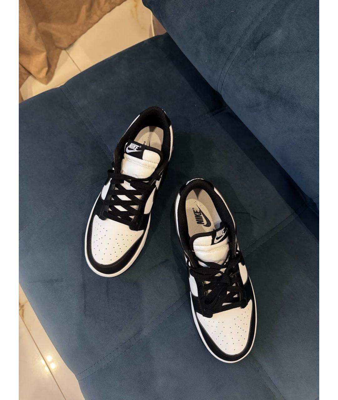 NIKE Черные кожаные кеды, фото 3