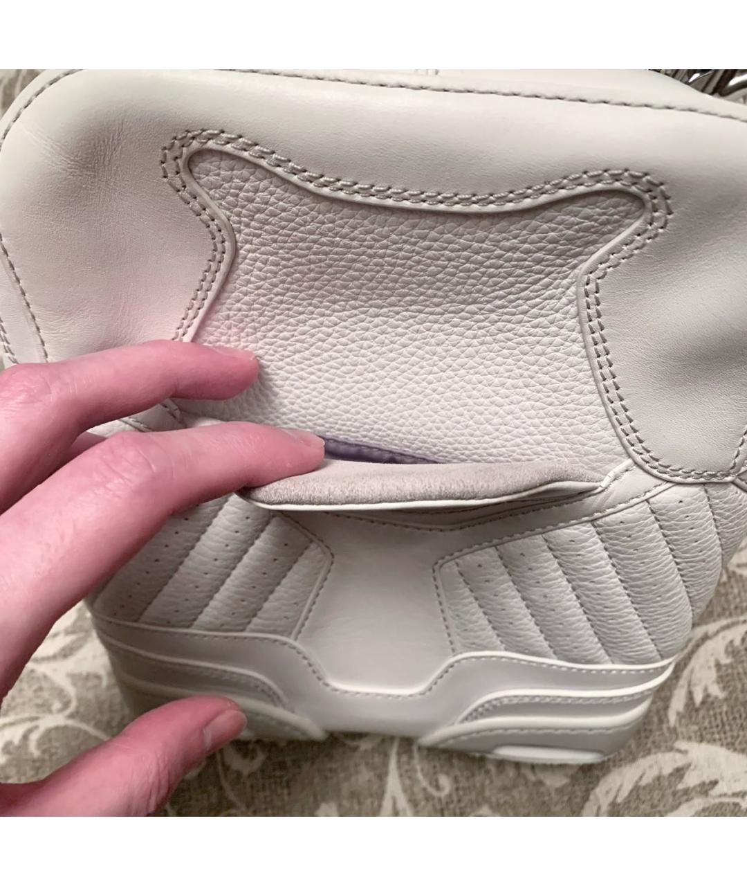 ALEXANDER WANG Белая кожаная сумка через плечо, фото 6