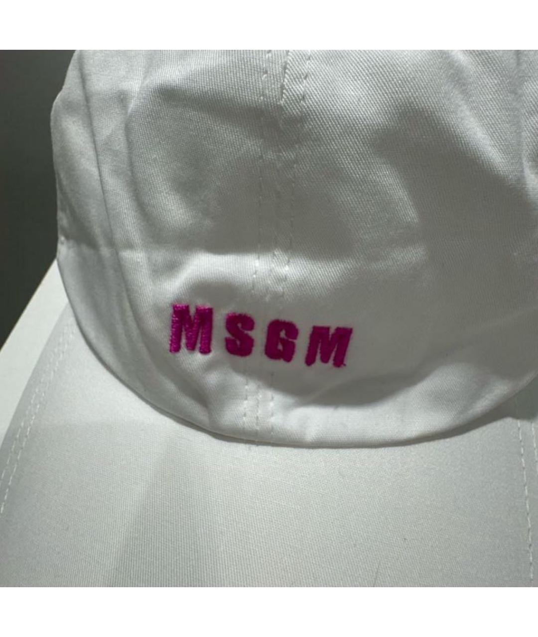 MSGM Белая кепка, фото 3