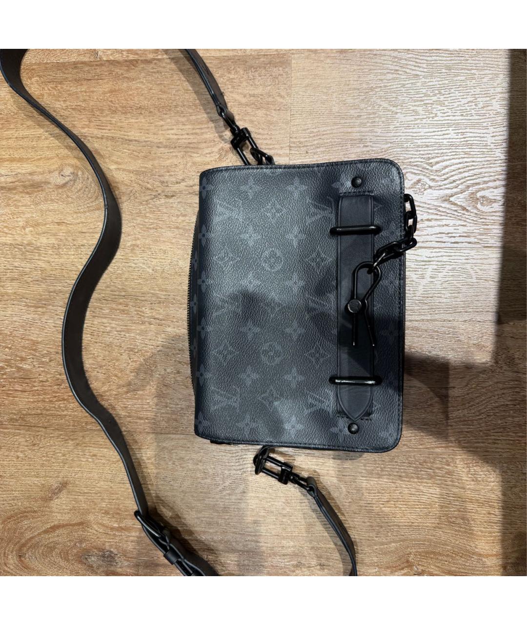 LOUIS VUITTON Черная сумка на плечо, фото 2