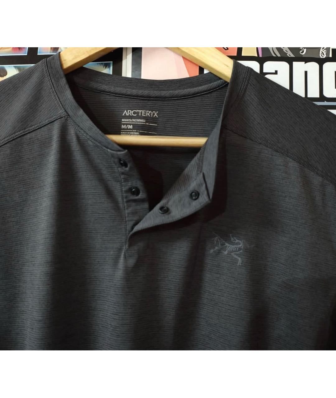 ARCTERYX Серая хлопко-полиэстеровая футболка, фото 2