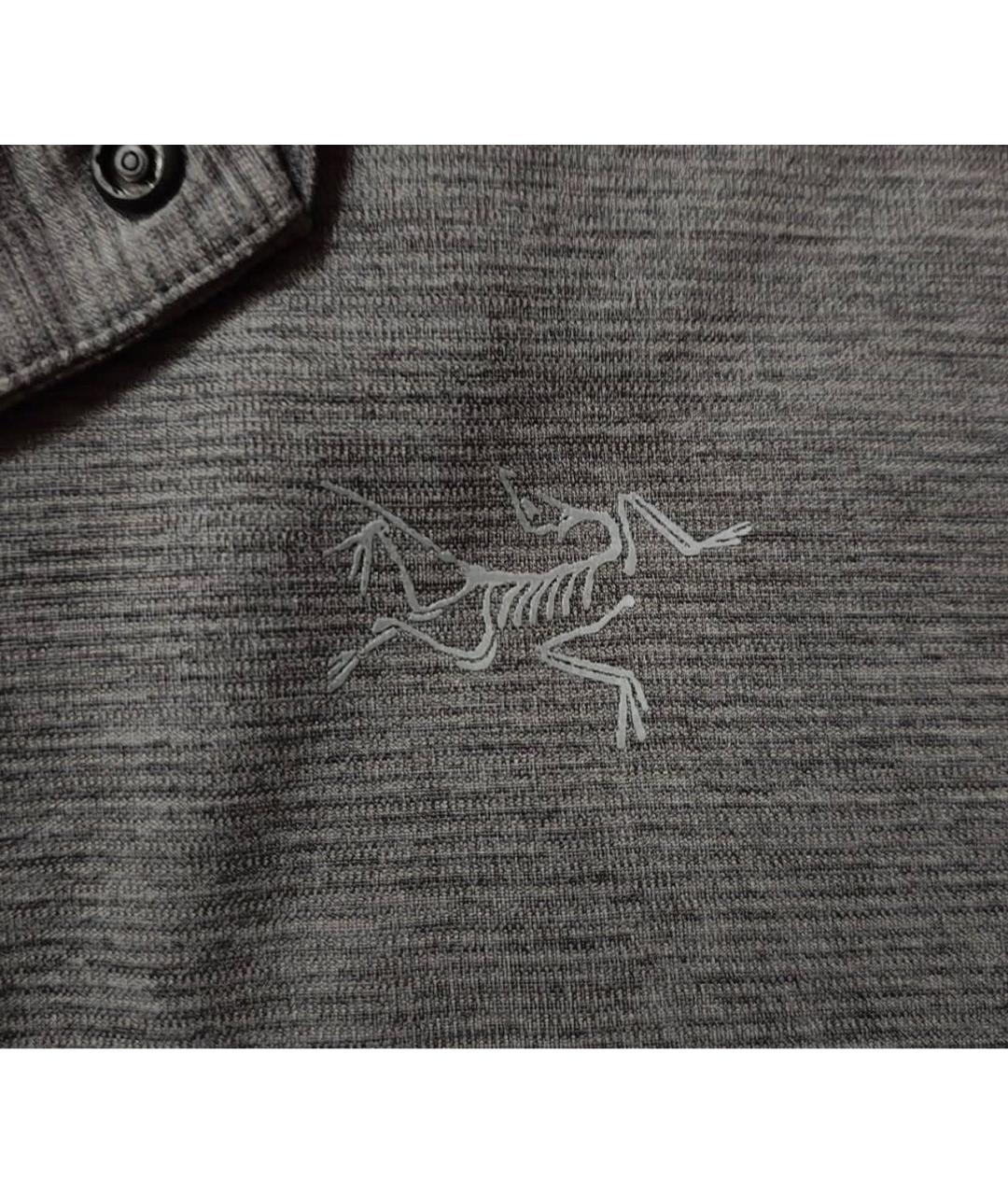 ARCTERYX Серая хлопко-полиэстеровая футболка, фото 4