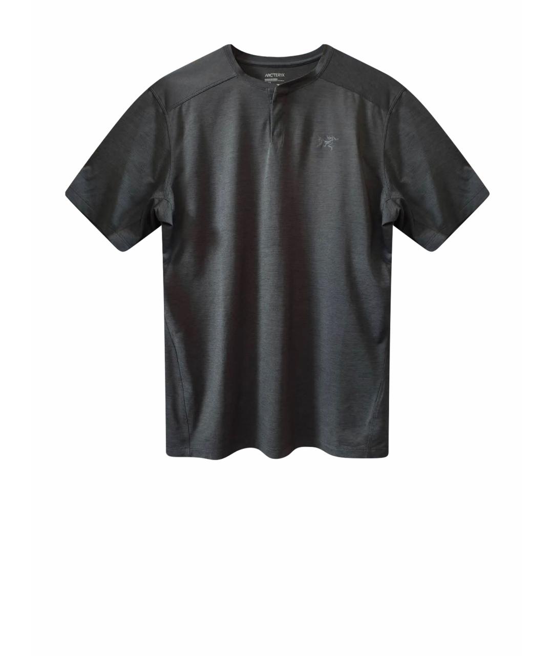 ARCTERYX Серая хлопко-полиэстеровая футболка, фото 1