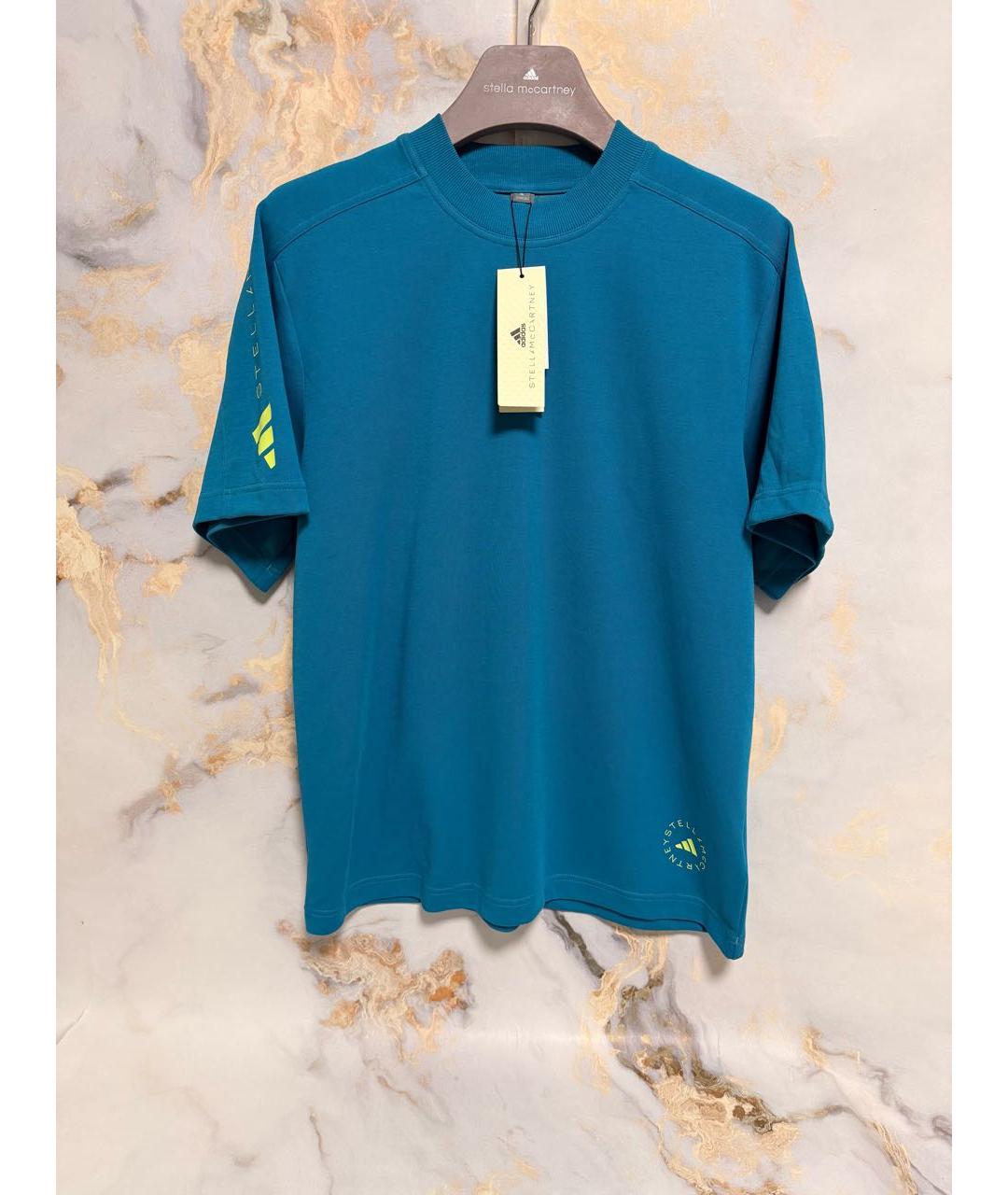 ADIDAS BY STELLA MCCARTNEY Синяя футболка, фото 9