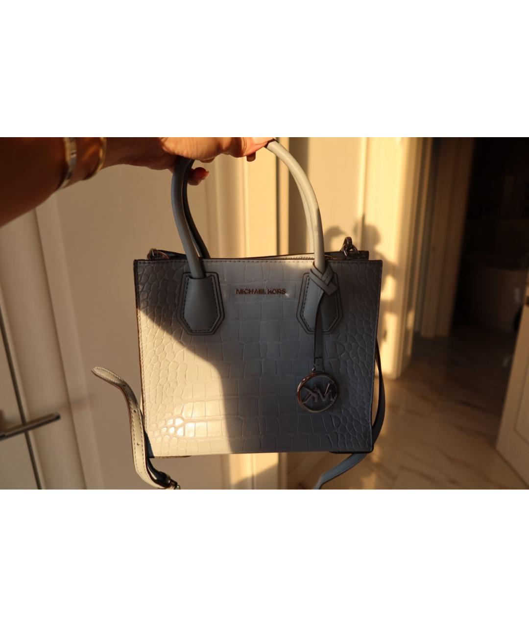 MICHAEL KORS Голубая сумка через плечо, фото 2