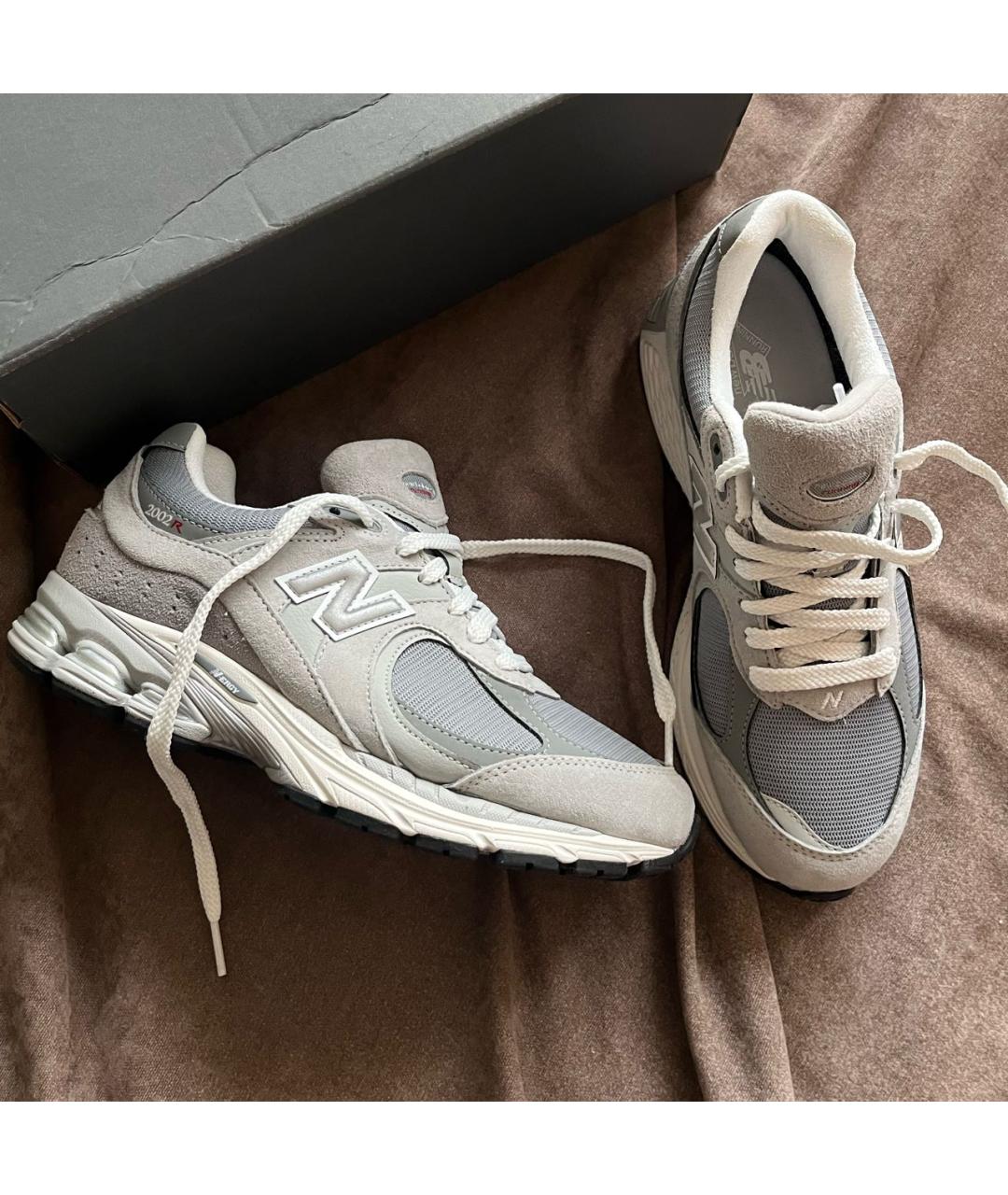 NEW BALANCE Серые кроссовки, фото 3