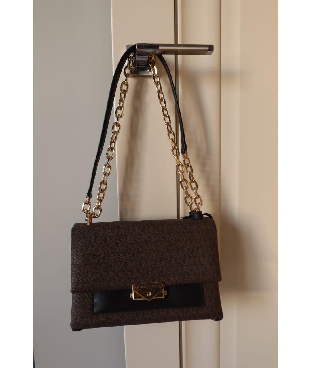 MICHAEL KORS Коричневая сумка через плечо, фото 3