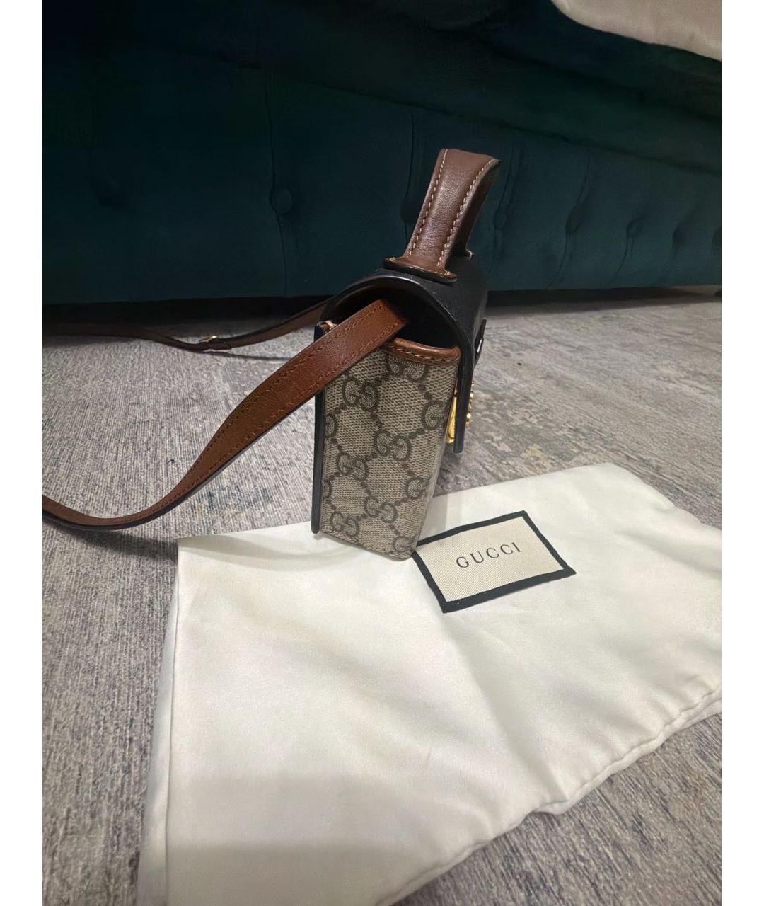 GUCCI Коричневая сумка через плечо, фото 2