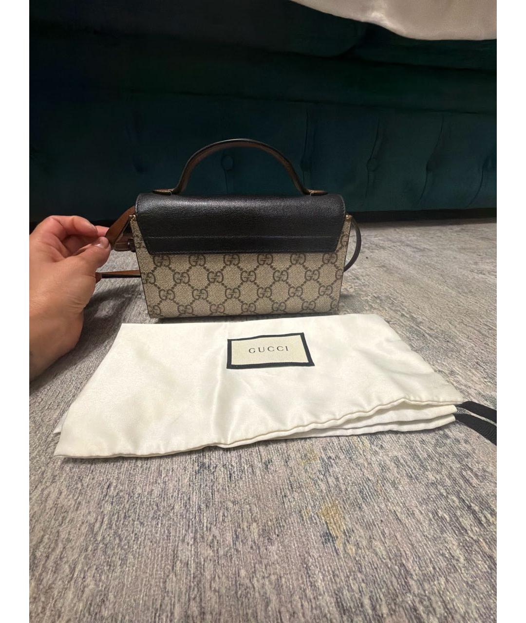 GUCCI Коричневая сумка через плечо, фото 3