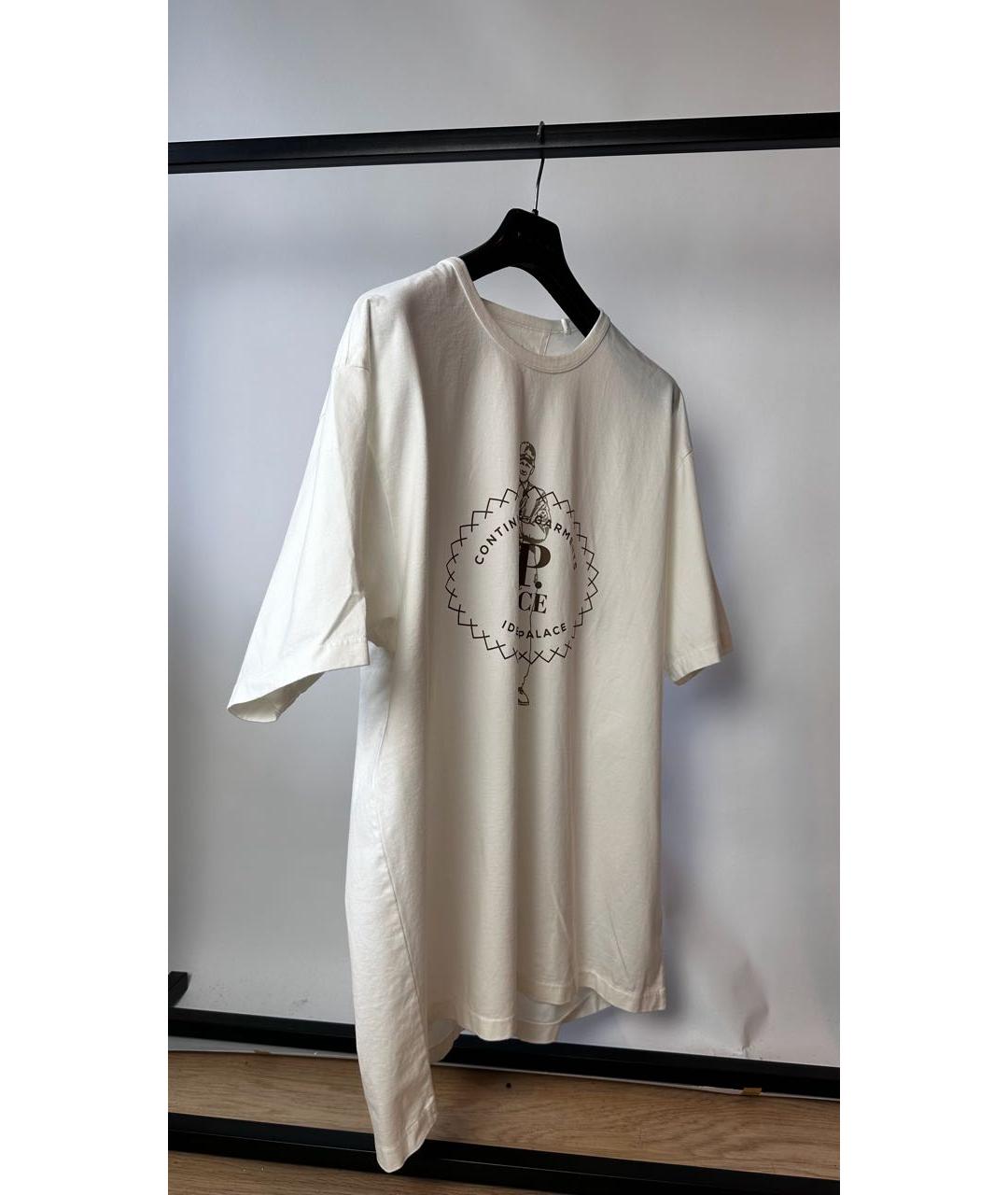 CP COMPANY Белая хлопковая футболка, фото 3