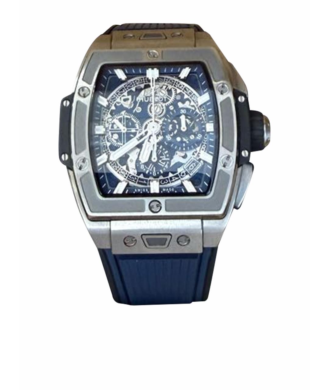 HUBLOT Синие титановые часы, фото 1