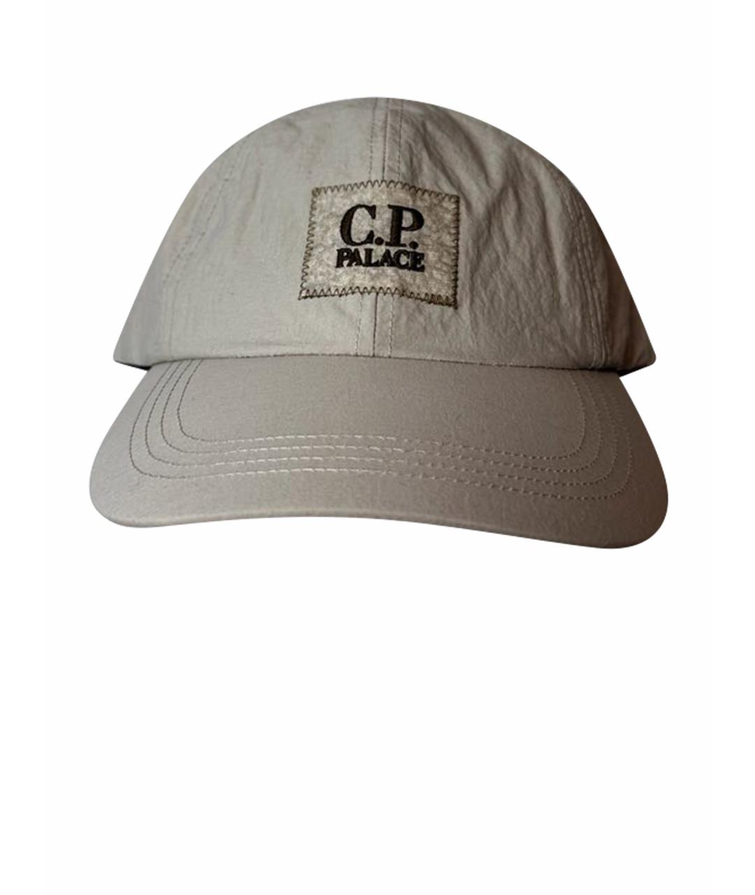 CP COMPANY Бежевая хлопковая кепка/бейсболка, фото 1