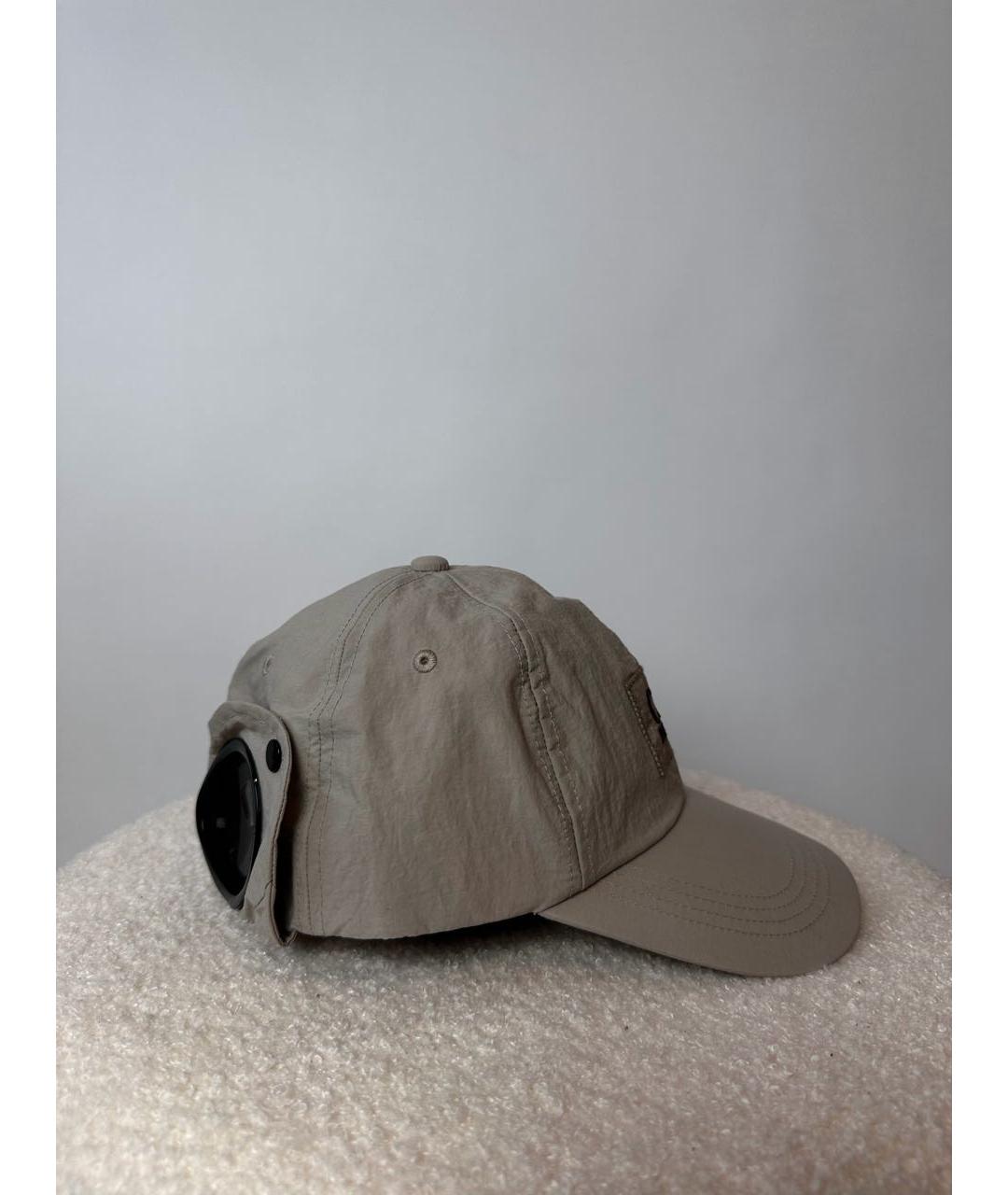 CP COMPANY Бежевая хлопковая кепка/бейсболка, фото 2
