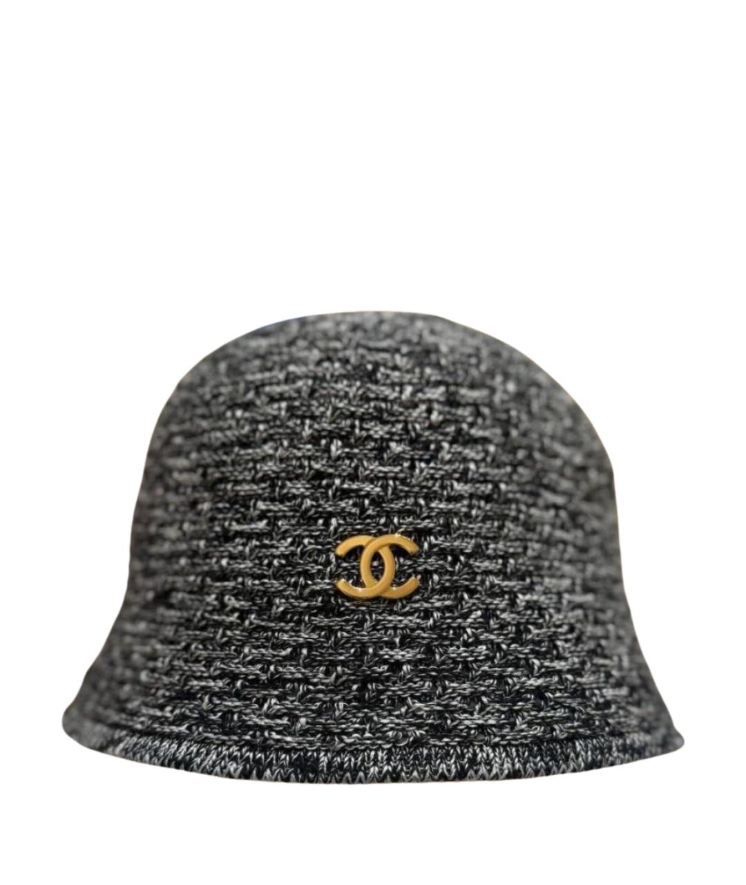 CHANEL Антрацитовая панама, фото 1