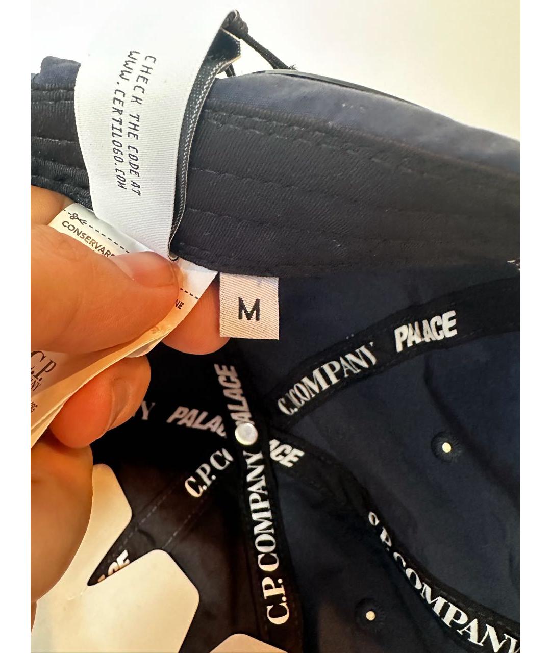 CP COMPANY Темно-синяя хлопковая кепка/бейсболка, фото 6