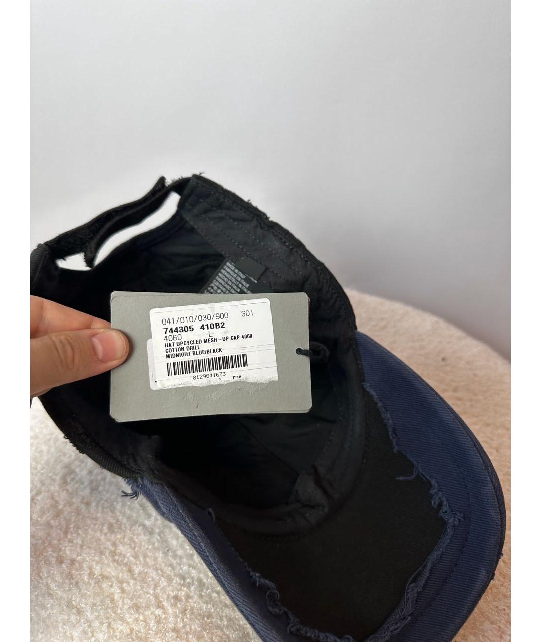 BALENCIAGA Синяя хлопковая кепка, фото 7