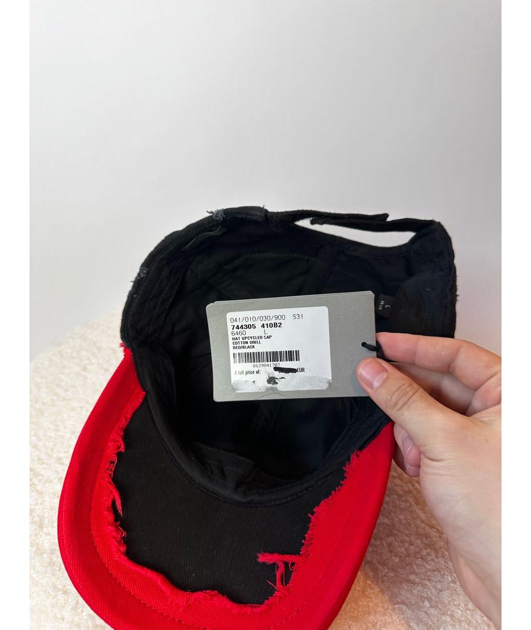 BALENCIAGA Красная хлопковая кепка, фото 7