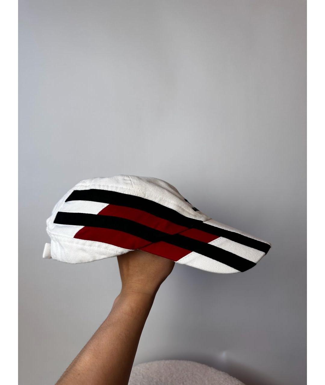 BALENCIAGA Белая хлопковая кепка, фото 3