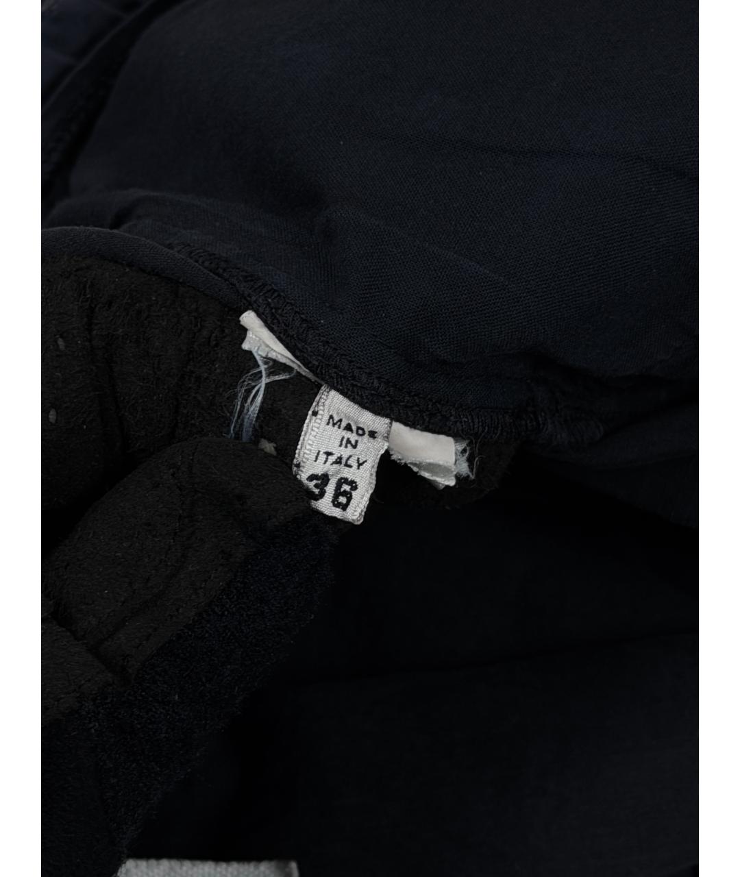 MM6 MAISON MARGIELA Черная хлопковая юбка миди, фото 6