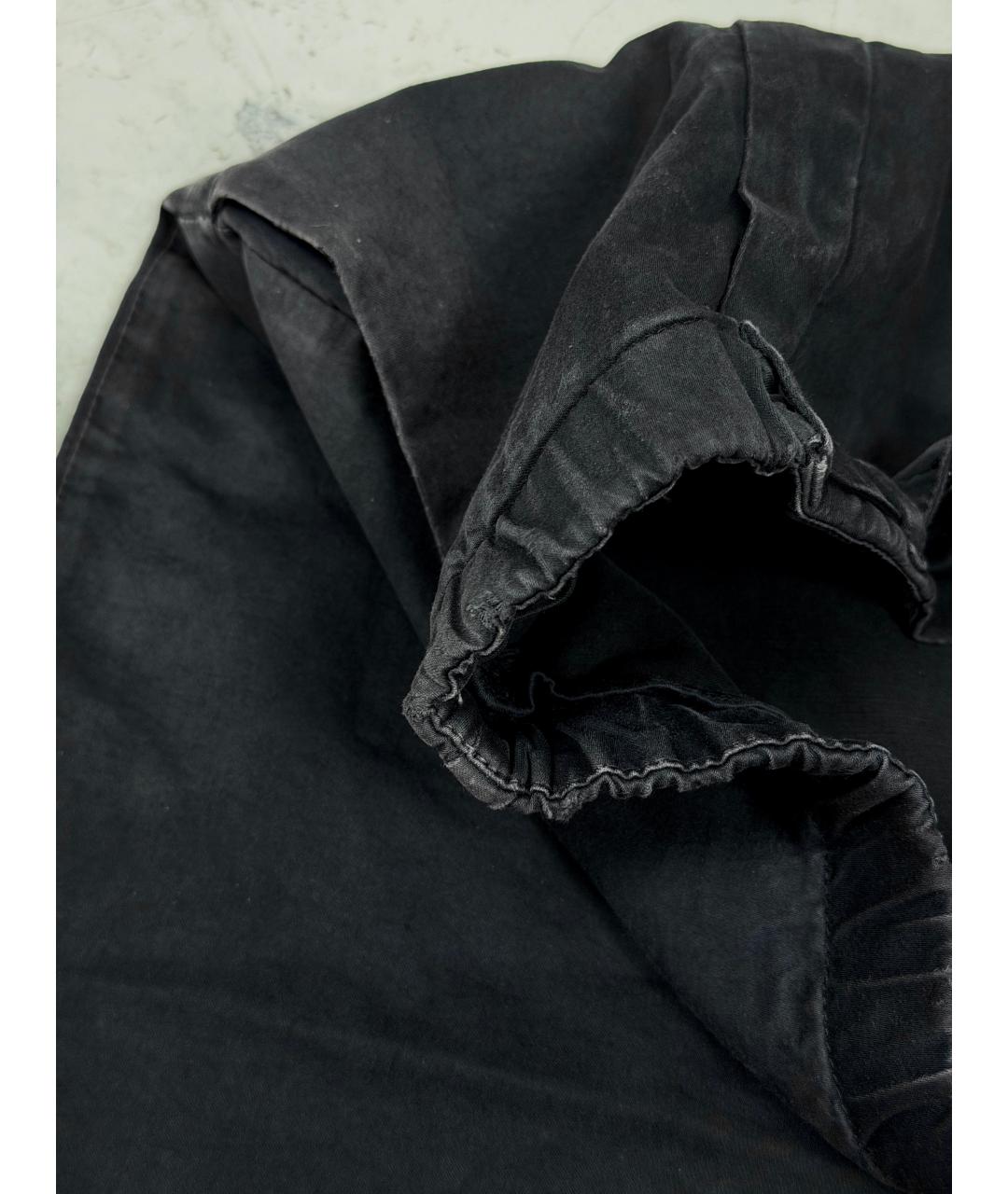 MM6 MAISON MARGIELA Черная хлопковая юбка миди, фото 9