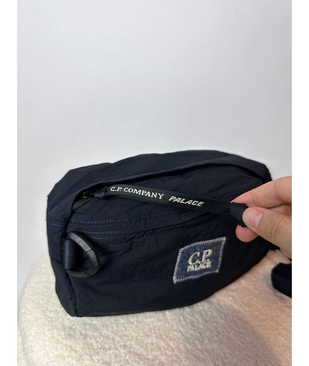 CP COMPANY Синяя хлопковая поясная сумка, фото 3