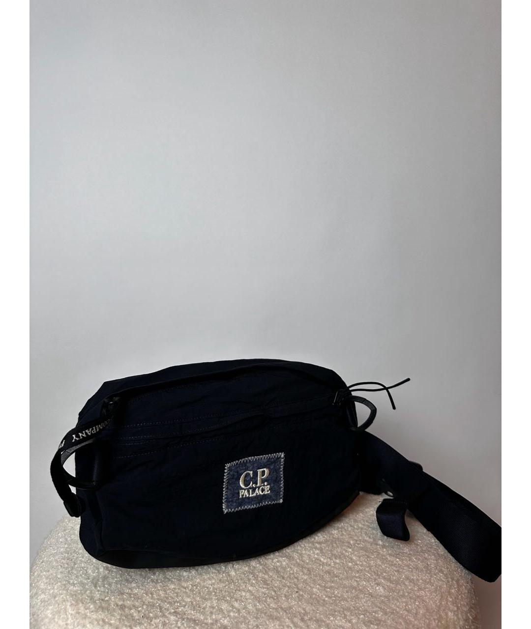 CP COMPANY Синяя хлопковая поясная сумка, фото 9