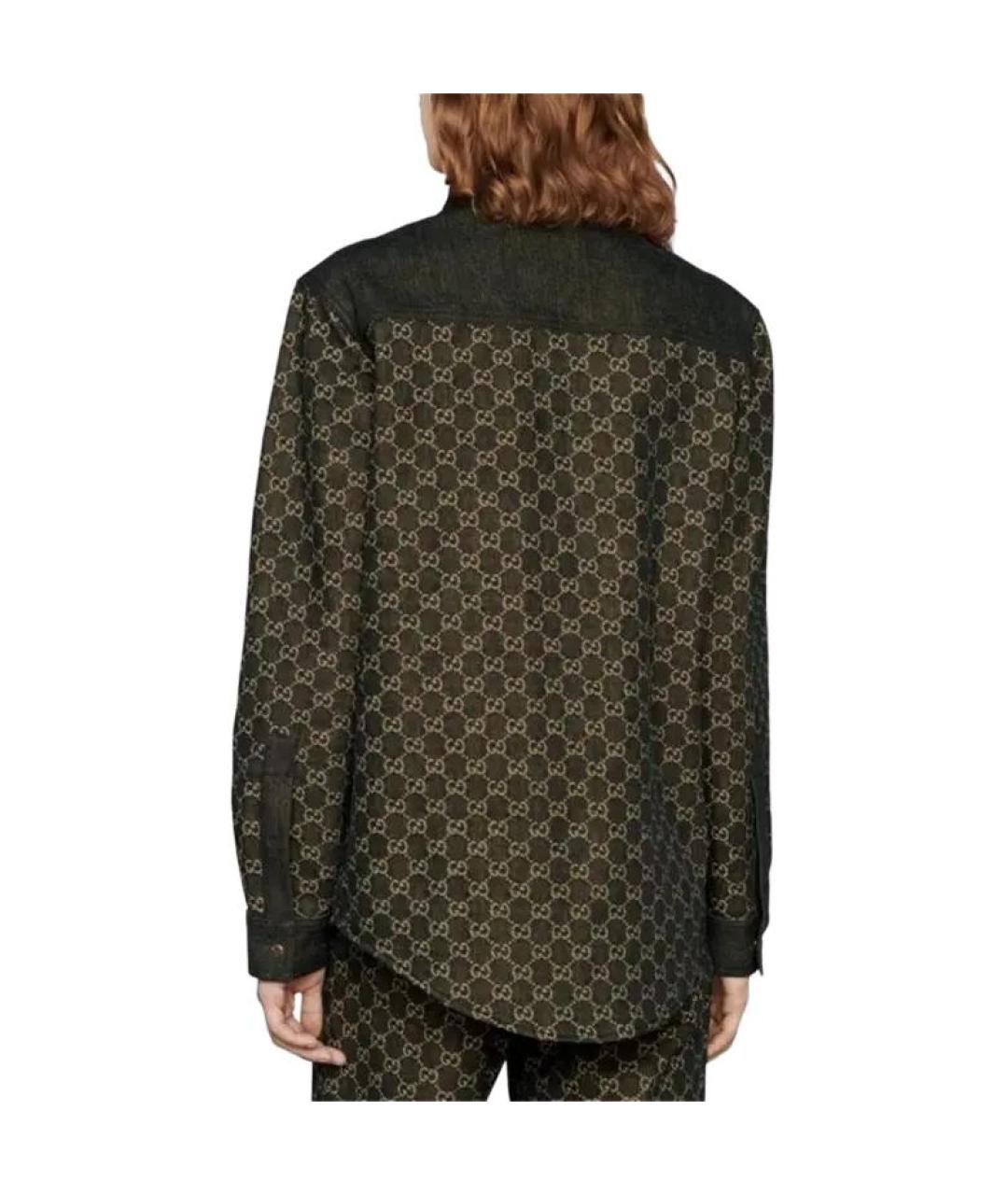 GUCCI Черная классическая рубашка, фото 4