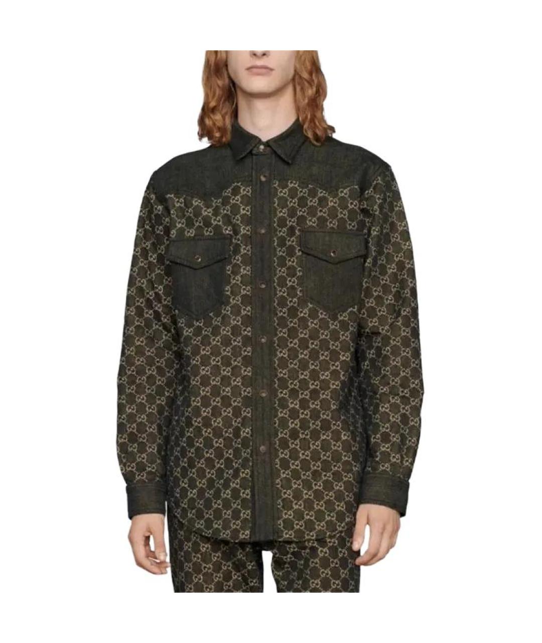 GUCCI Черная классическая рубашка, фото 3
