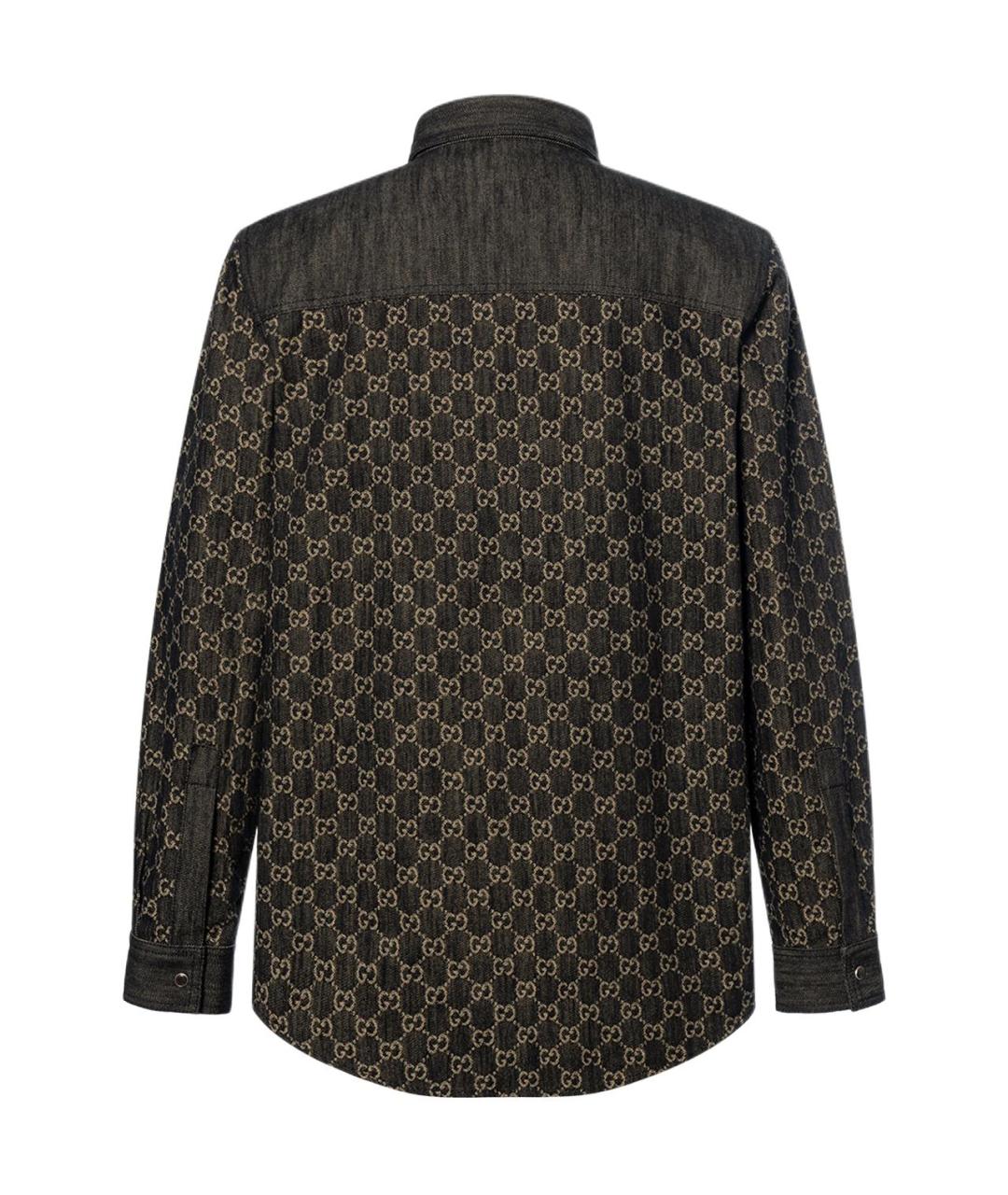 GUCCI Черная классическая рубашка, фото 2