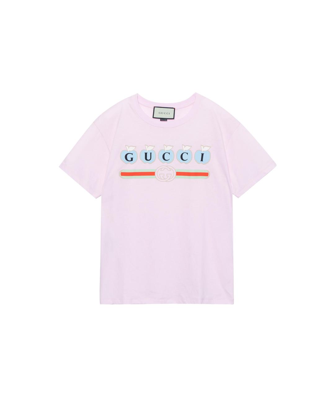 GUCCI Розовая футболка, фото 6
