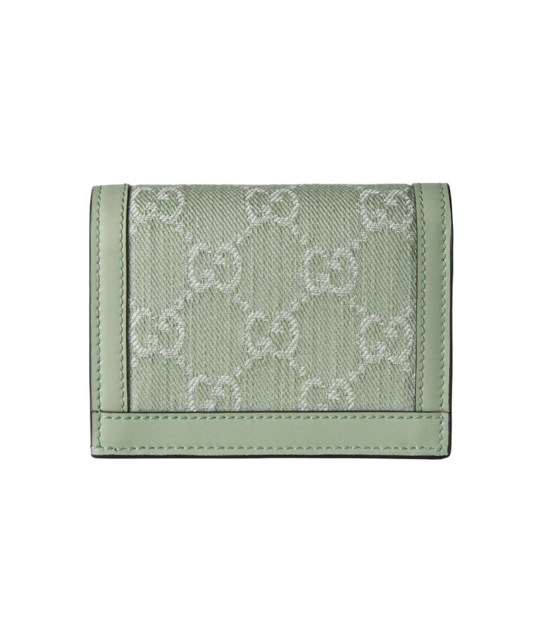 GUCCI Салатовый кошелек, фото 3
