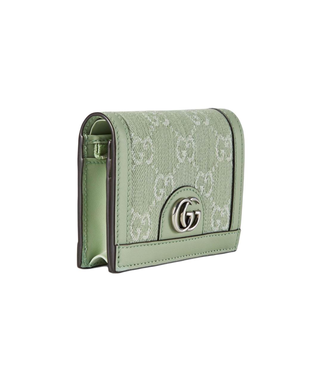 GUCCI Салатовый кошелек, фото 2