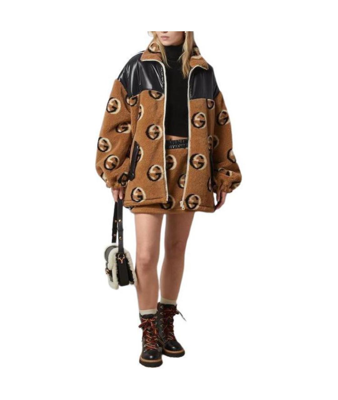 GUCCI Коричневая куртка, фото 2