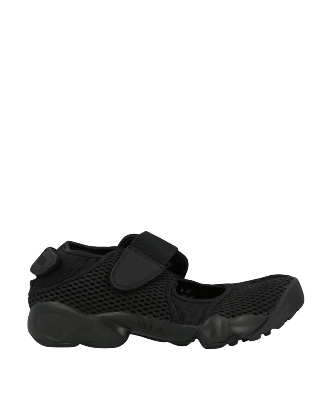 NIKE Черные низкие кроссовки / кеды, фото 1