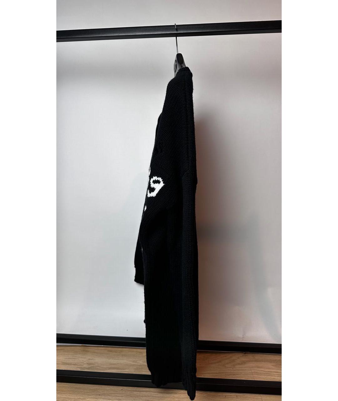 MM6 MAISON MARGIELA Черный шерстяной джемпер / свитер, фото 4