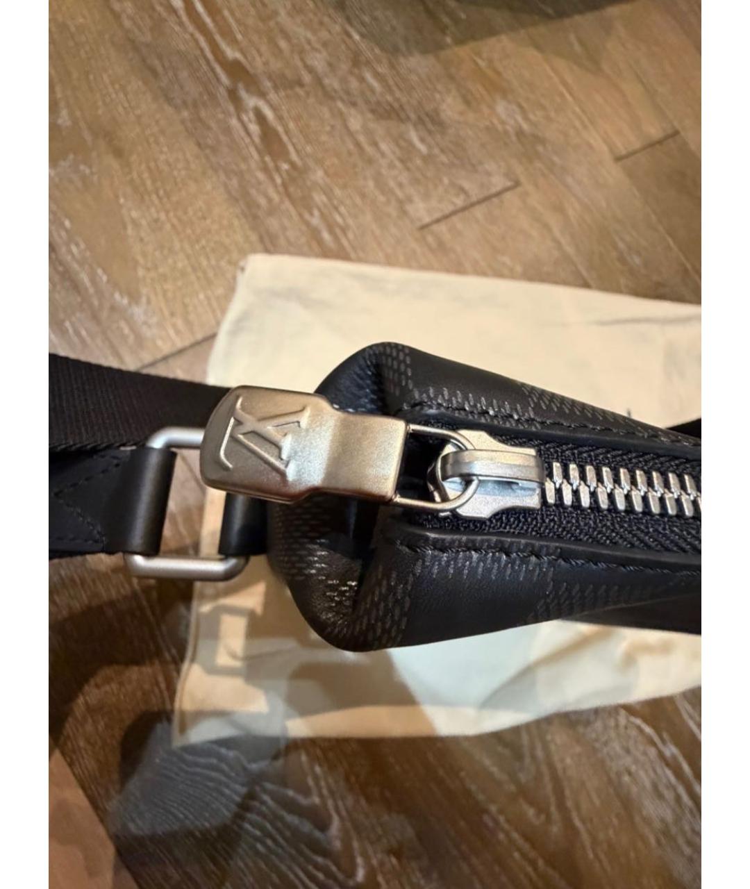 LOUIS VUITTON Черная сумка на плечо, фото 7