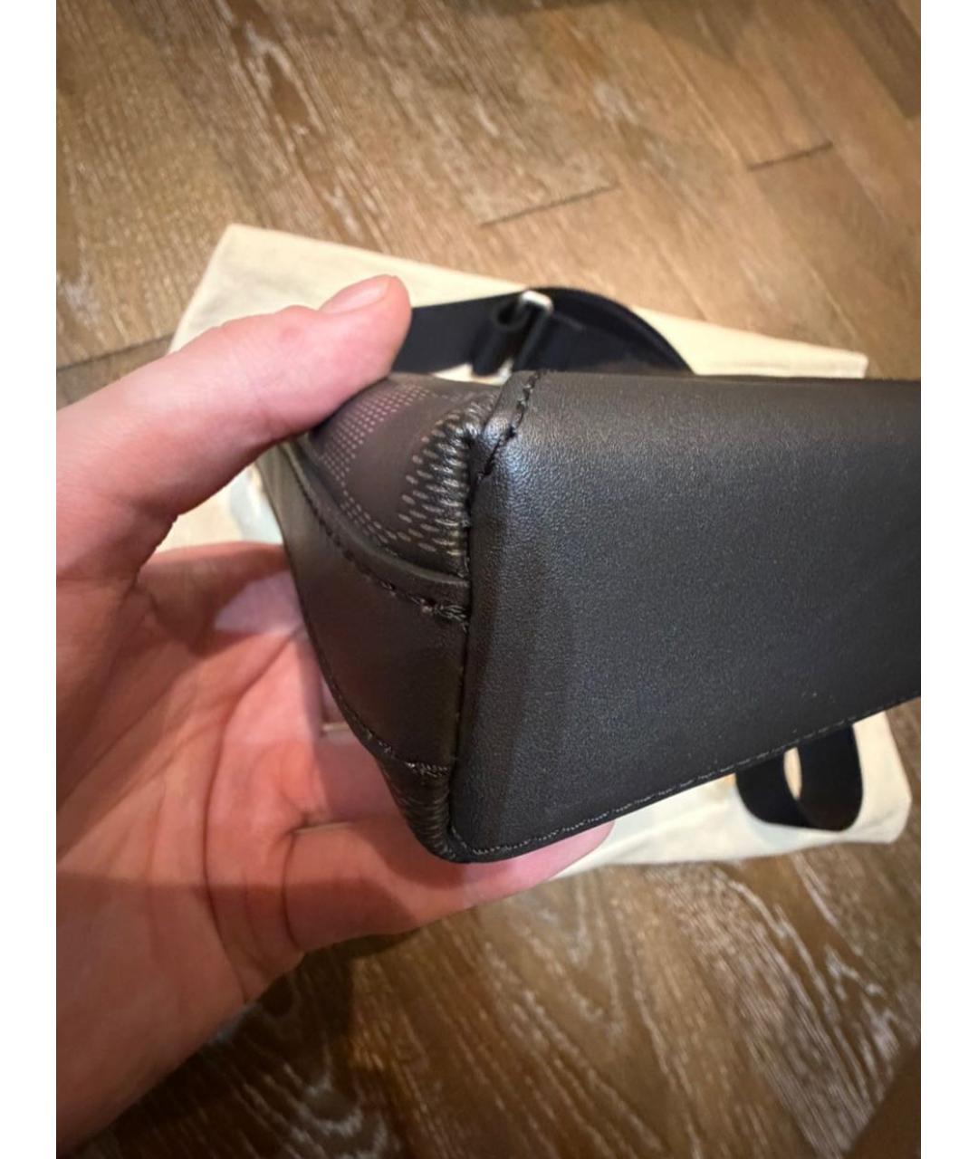 LOUIS VUITTON Черная сумка на плечо, фото 4