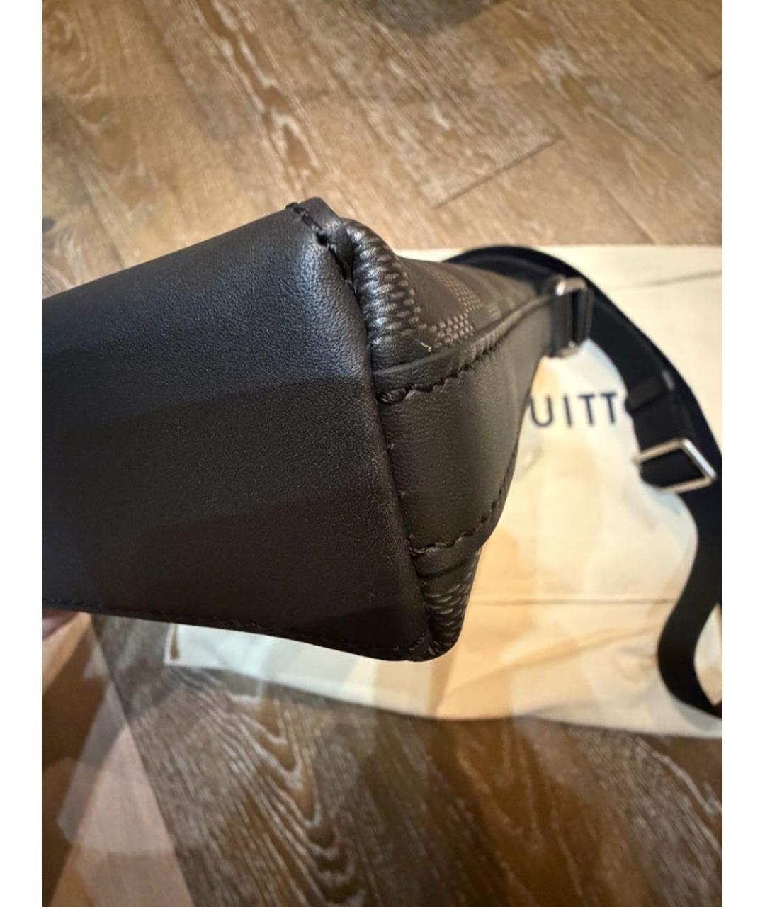 LOUIS VUITTON Черная сумка на плечо, фото 5