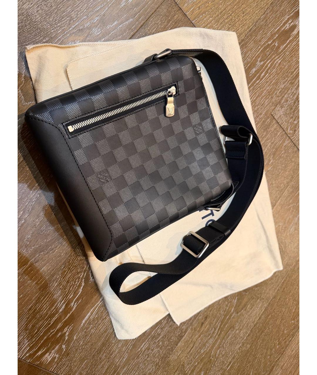 LOUIS VUITTON Черная сумка на плечо, фото 8